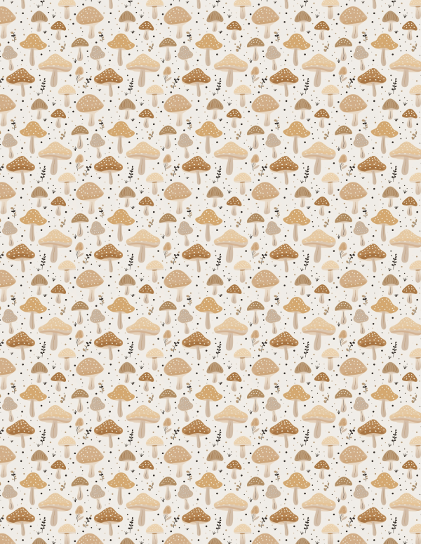 Pantoufles à velcro - Champignon